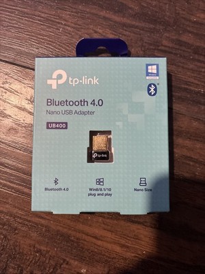 TP-Link UB400 Bluetooth 4.0 Nano USB Adapter (Windows 8/8.1/10), New Sealed