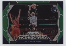 2020 Panini Prizm WNBA Widescreen Green Prizm Odyssey Sims #7 1kc4