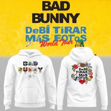 Latin Urban World Tour 2026 White Hoodie – Concert Inspired