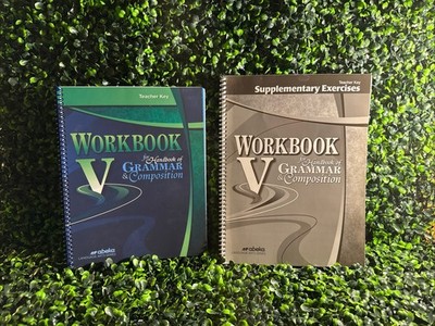 Abeka Grammar and Composition V Teacher Edition, Handbook & Supplementary Exerci