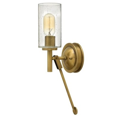 Hinkley Lighting Collier 1 Light Sconce, Heritage Brass - 3380HB