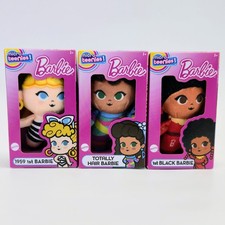 Set of 3 Barbie Micro Teenies Plush Basic Fun 1959 1st, 1st Black, Totally Hair