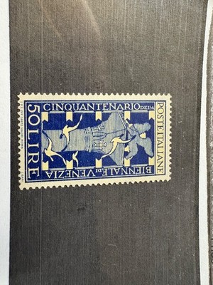 Italy Scott 513 MH with Stain from Hinge on Reverse | eBay