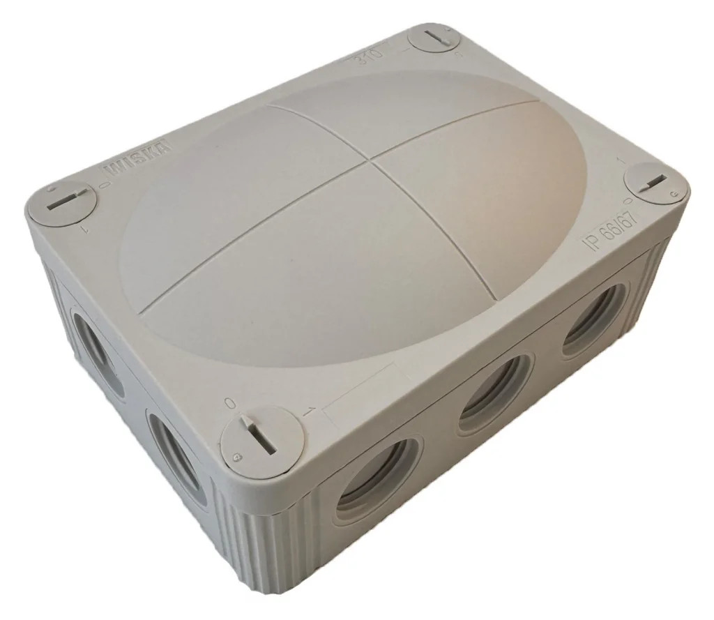 Wiska Combi Junction Box Grey 310 117x85x51mm No Terminals 10113407 LG
