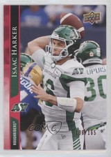 2021 Upper Deck CFL Red 106/165 Isaac Harker #151 7l6