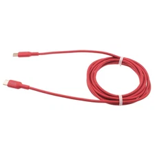 For Moto G/G Power/G Play/Edge/Plus/Stylus- Red 6ft Long Cable USB-C to Type-C