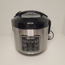 AROMA Digital Rice Cooker, 4-Cup 8-Cup, Steamer - ARC-914SBD