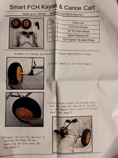 adjustable kayak cart canoe boat carrier