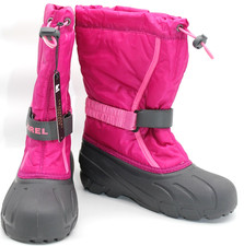 Sorel Winter Pink Insulated Waterproof Snow Boots Girl's Size 5