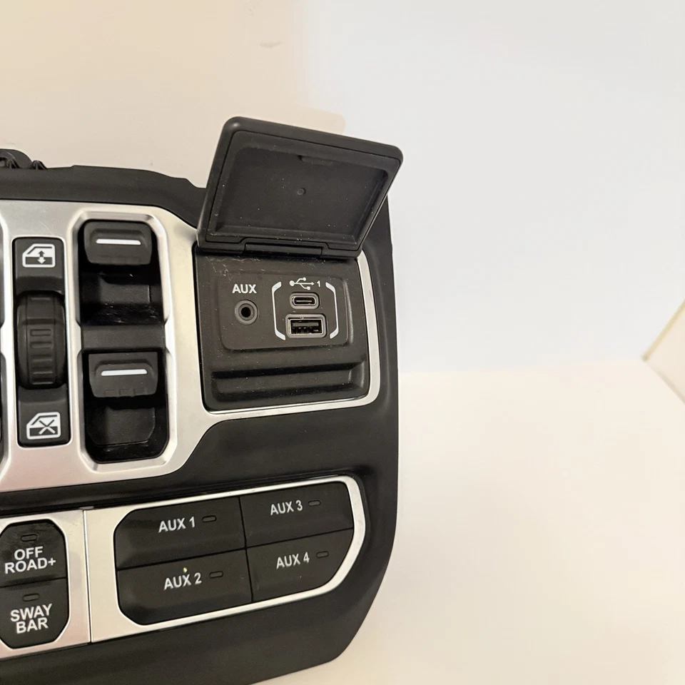 2021 JEEP GLADIATOR DASH INSTRUMENT PANEL WINDOW SWITCH BEZEL COVER TRIM OEM Foto 4 de 4