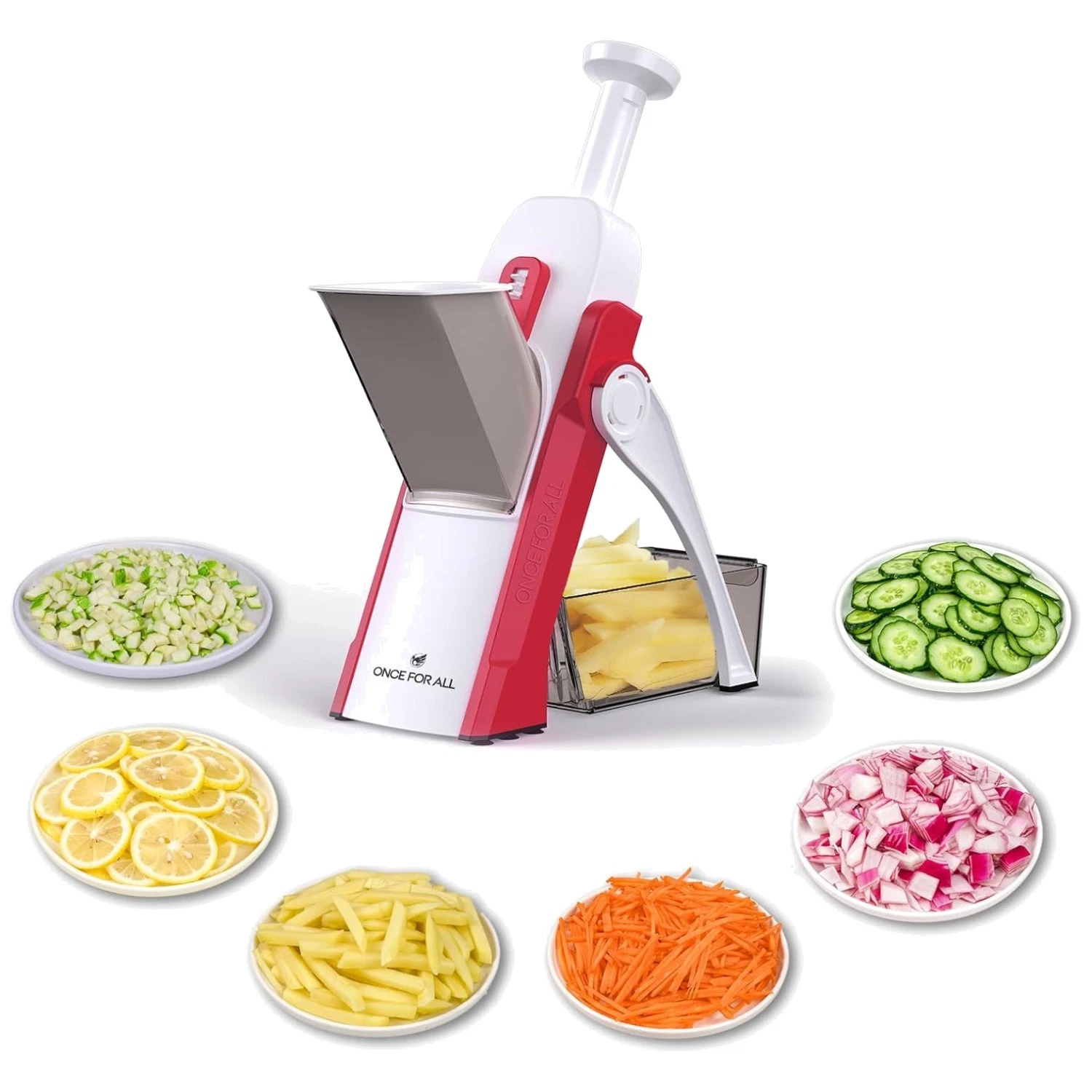 Quality 5-in-1 Mandoline Slicer - Kitchen Must-Have