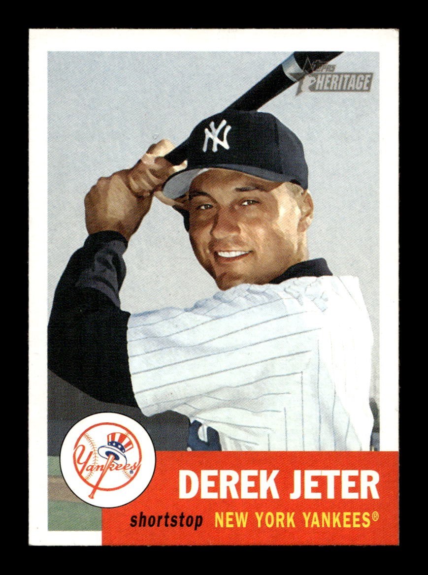 2002 Topps Heritage #114 Derek Jeter Yankees NEAR MINT *5m