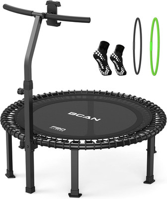 BCAN BT4 38/40/48'' Soft Land Pro Adult Bungee Rebounder Trampoline, 500Lb Capaci