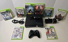 XBox 360 Slim 250GB Console 8 GAME MEGA BUNDLE! CLEAN/TESTED! SHIPS FREE 🔥 