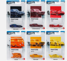 Hot Wheels 2026 Pantone A Assortment Silver Series Set of 6 Cars, JKY47-956A