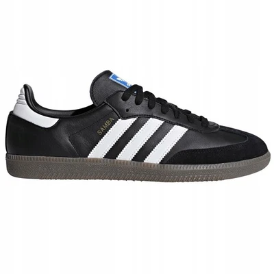 B75807 adidas Samba Black White Gum chaussures de loisirs chaussures pour... - Photo 1/4
