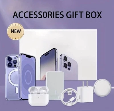Gift Box iPhone 17 – Pack accessoires 6 en 1 – 17 Pro / 17 Air / 17 Pro Max - Photo 1/4