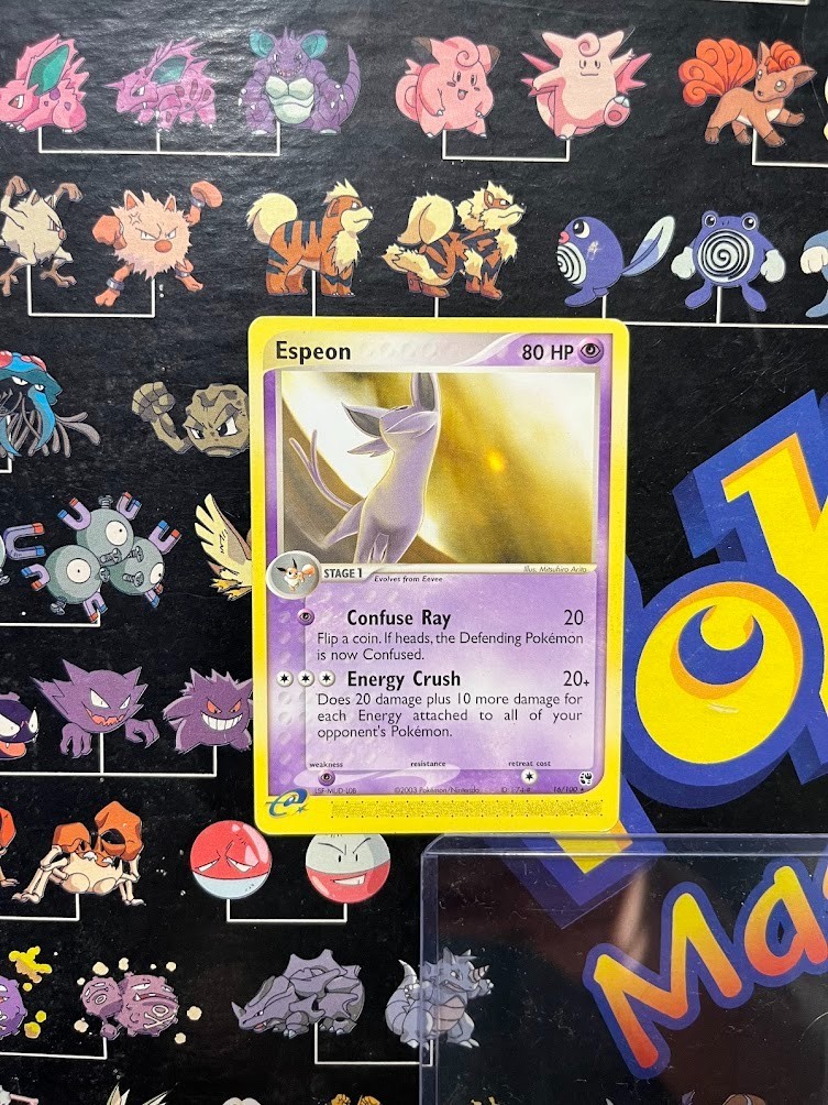 Espeon - Pokemon Card - 16/100 - EX Sandstorm - Non Holo Rare - 2003 - LP E-Read