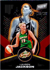 2025 Panini WNBA Player of the Day #57 Lauren Jackson Orange Foil /199 Storm