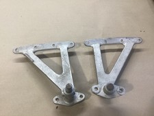 Pair Of Cast Aluminum Rumble Seat Hinges. Early Ford Flathead V8