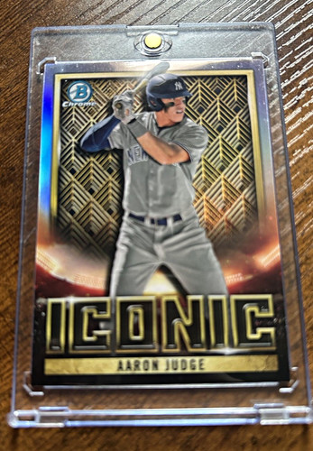 Topps 2023 Bowman Chrome Bowman Iconic Insert Aaron Judge Yankees #BI-8