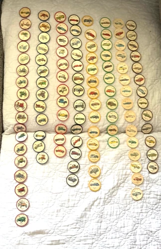 Jello Hostess CAR Collector Coins VINTAGE Lot 100+ Total AUTOMOTIVE HISTORY