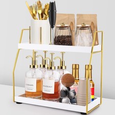 Coffee Bar Accessories,Coffee Station Organizer with Multi-Functional,CoffeeB...