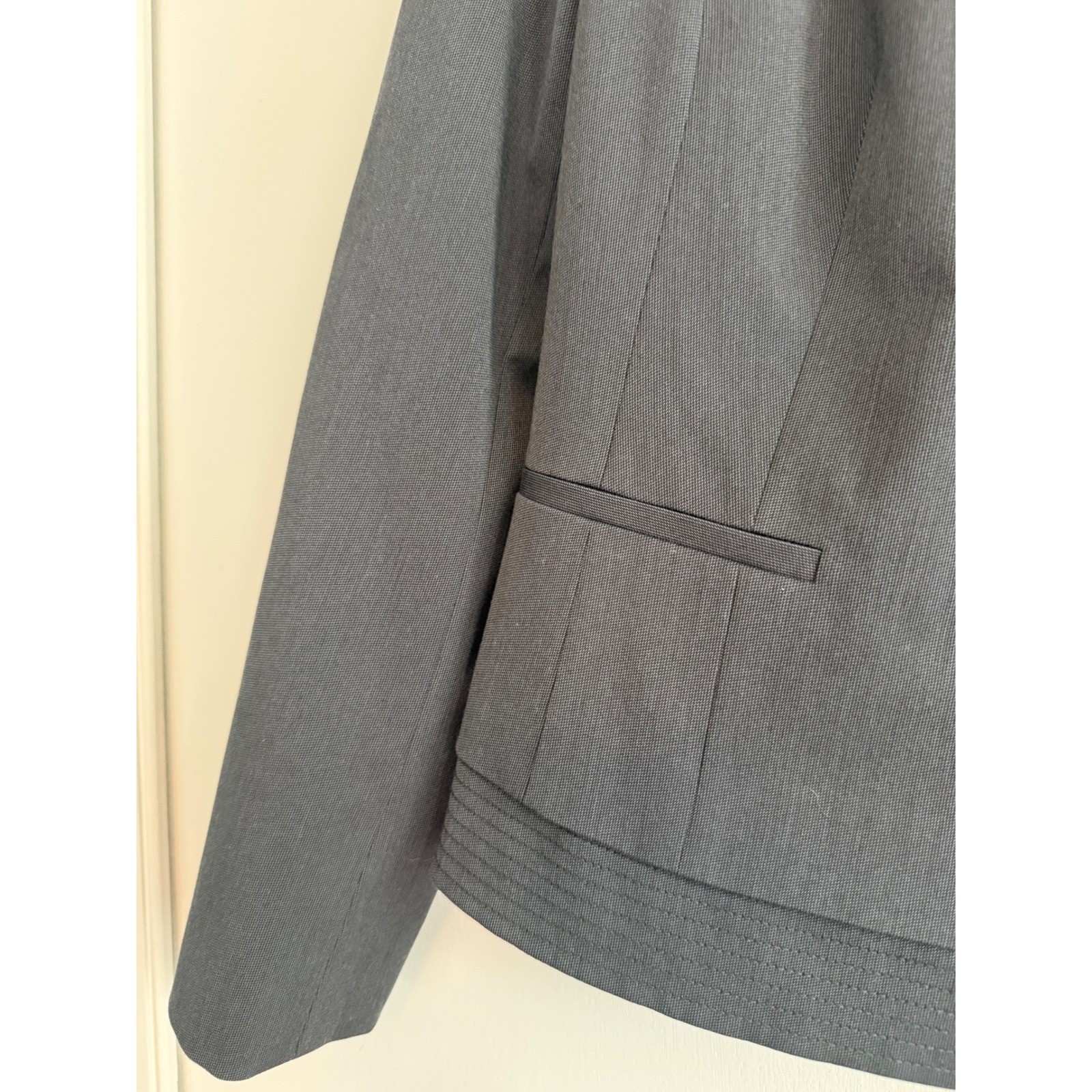 Halogen Womens Gray Two Button Blazer Jacket Size… - image 3