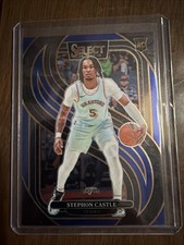 2024-25 Panini Select - Premier Level Stephon Castle #175 Blue (RC)