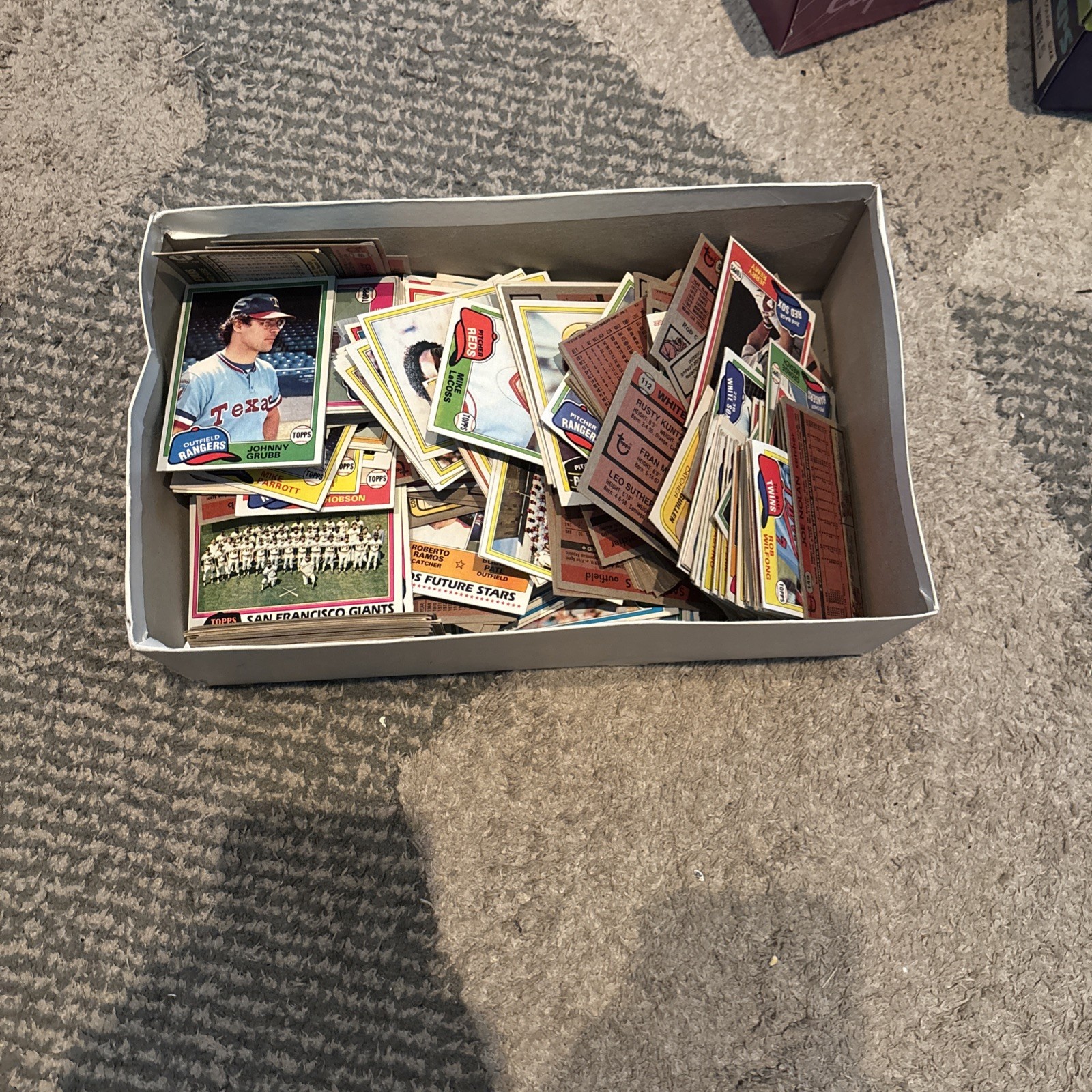 A Large Amount Of Topps Baseball Cards