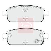 Vauxhall Zafira Mk III P12 2011-2018 BremsbeläGe Hinten (Rear) Apec 90R