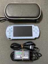 SONY PSP-2000 Felicia Blue Console Charger Battery & Memory Stick Tested Japan
