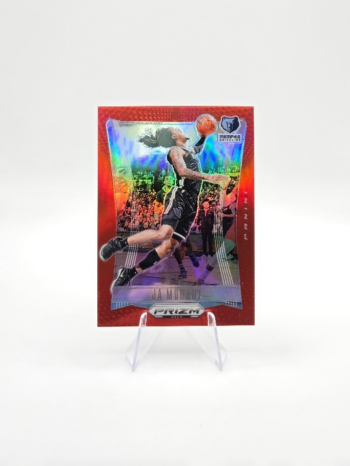 Ja Morant 2023-24 Panini Prizm Deca Red SP /199 #140 Grizzlies