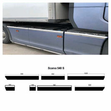 Górne przysłony Krawędzie boczne ze stali nierdzewnej do Scania S / R Next Gen Długa podstawa
