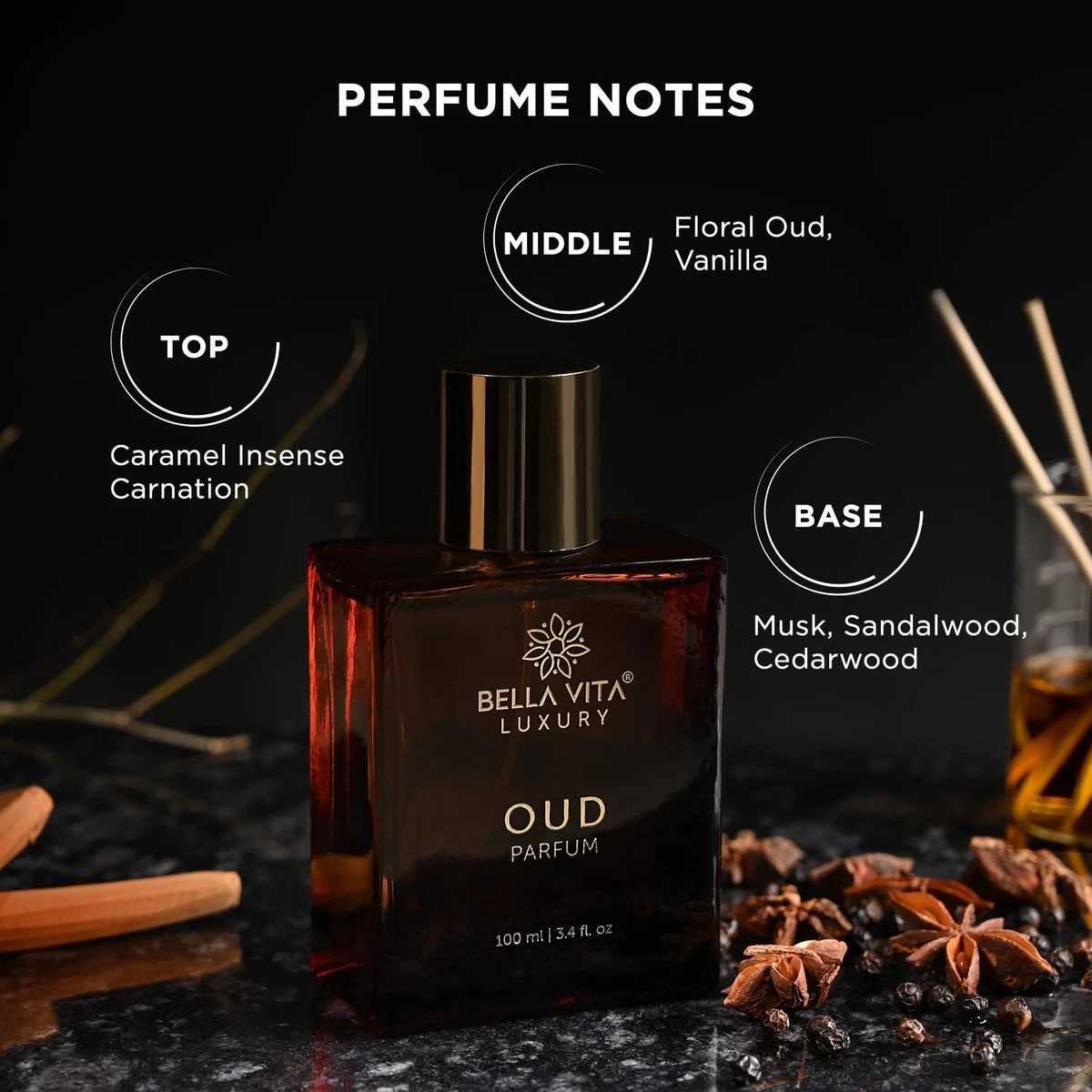 Bella Vita Luxury men s Perfume OUD Man Gift Pack 100 ML