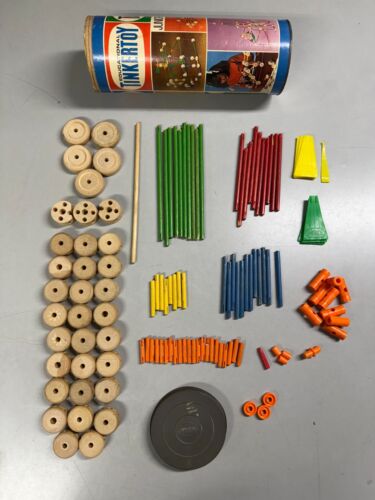 Tinkertoy No# 136 Educational Toy Junior Architect + Lincoln Logs No# 890 - Picture 2 of 15