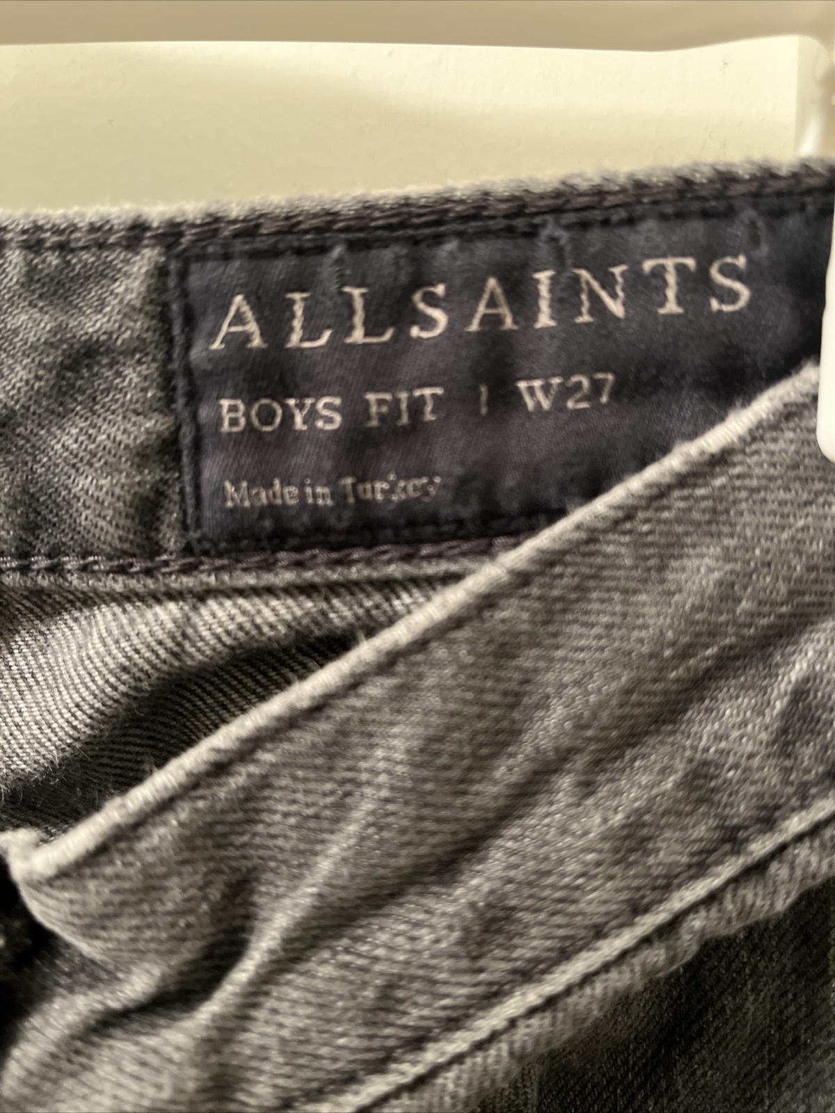 ALLSAINTS Leopard Patch Jeans Pockets Size 27 Wom… - image 4