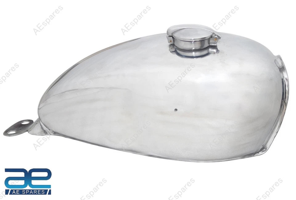 Tanque de combustible de aluminio gasolina con tapa para Triumph Bonneville T100 2001-2008 Foto 4 de 4