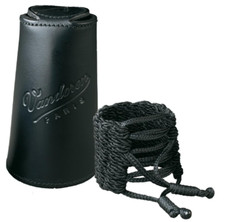 Vandoren Klassik Series Ligature for Alto Saxophone - Leather Cap - LC37L 