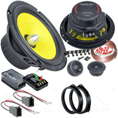 GROUND ZERO LAUTSPRECHER für OPEL MERIVA A 2003-2010 Front Vorn Tür 150W #ATZF