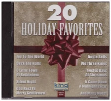 20 holidays favorites [CD] Christmas , Joy to the world,Jingle bell,we three Kin
