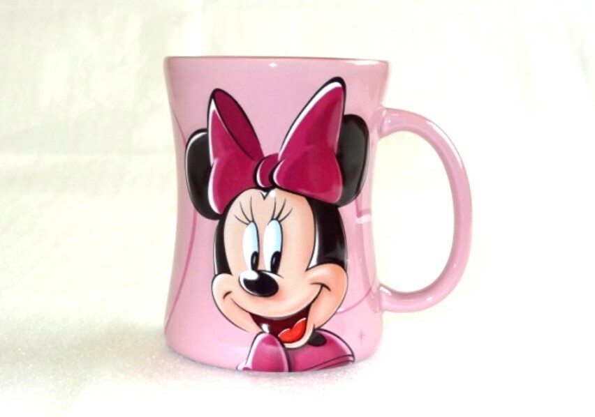 Taza de retrato de personaje de Disney Minnie Mouse, Disneyland París N:1973