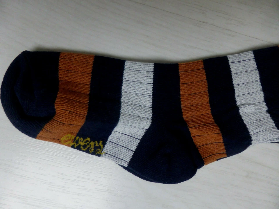 ewers Strumpfhose, schwarz/grau/ocker geringelt mit leichter Rippe. NEU!!! - Bild 2 von 2