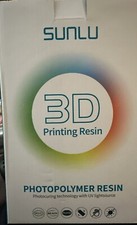 SUNLU Photopolymer Resin: 1000g High Temp 405nm UV Curing Solid Grey