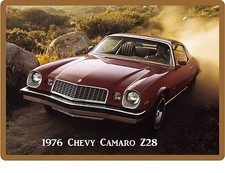 1976 Chevy Camaro Z28  Auto Refrigerator / Tool Box Magnet 