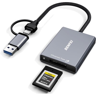 Benfei CFexpress Typ A Kartenleser, USB 3.2 Gen 2, 10 Gbit/s, langlebig & robust
