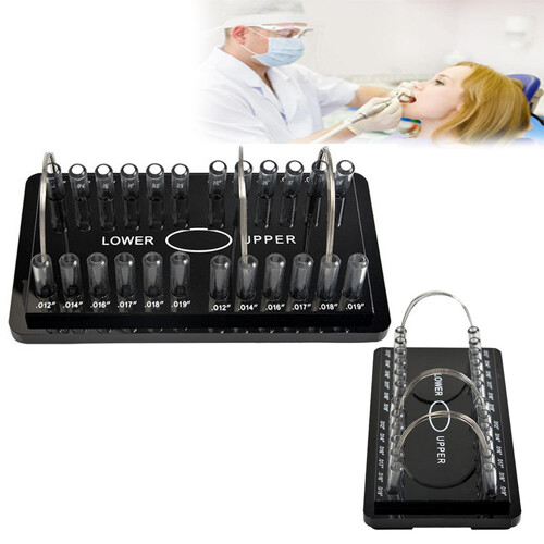 Dental Dentist Orthodontic Preformed Round Arch Wire Organizer Holder