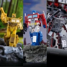 Dr. WU DW-E04 DW-E04W Optimus OP Prime W/Trailer Action Figure 6cm New Ver.