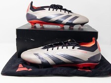 Adidas Predator Elite FG Soccer Cleats Platinum Metallic IF8868 Men's