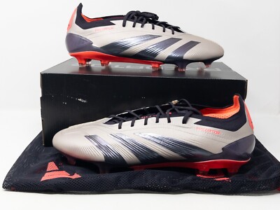 Adidas Predator Elite FG Soccer Cleats Platinum Metallic IF8868 Men's